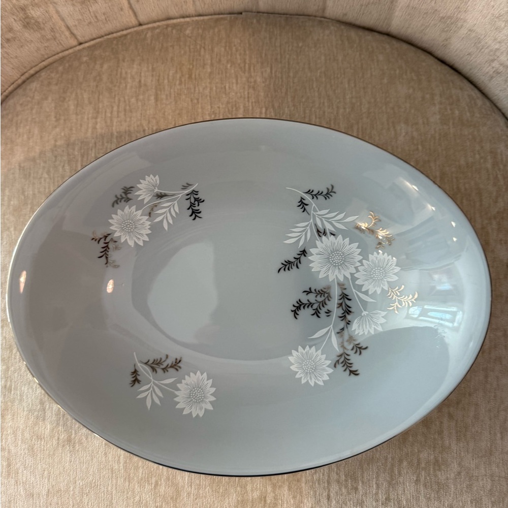 VTG 1970s Seyei China-Japan ‘Starlite’ #3171 serving vegetable large oval bowl